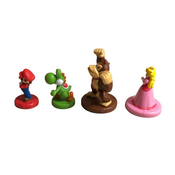 Monopoly Gamer Replacement Parts Pieces 4 Tokens Mario Yoshi Peach Donkey Kong - Picture 7 of 13